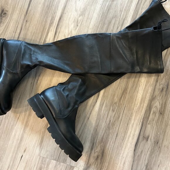 Stuart Weitzman Lowland Ultra Lift Over the Knee Boots size 10 - Picture 4 of 7